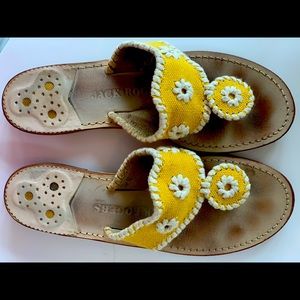 JACK ROGERS CANVAS!! Lemonade summer sandals